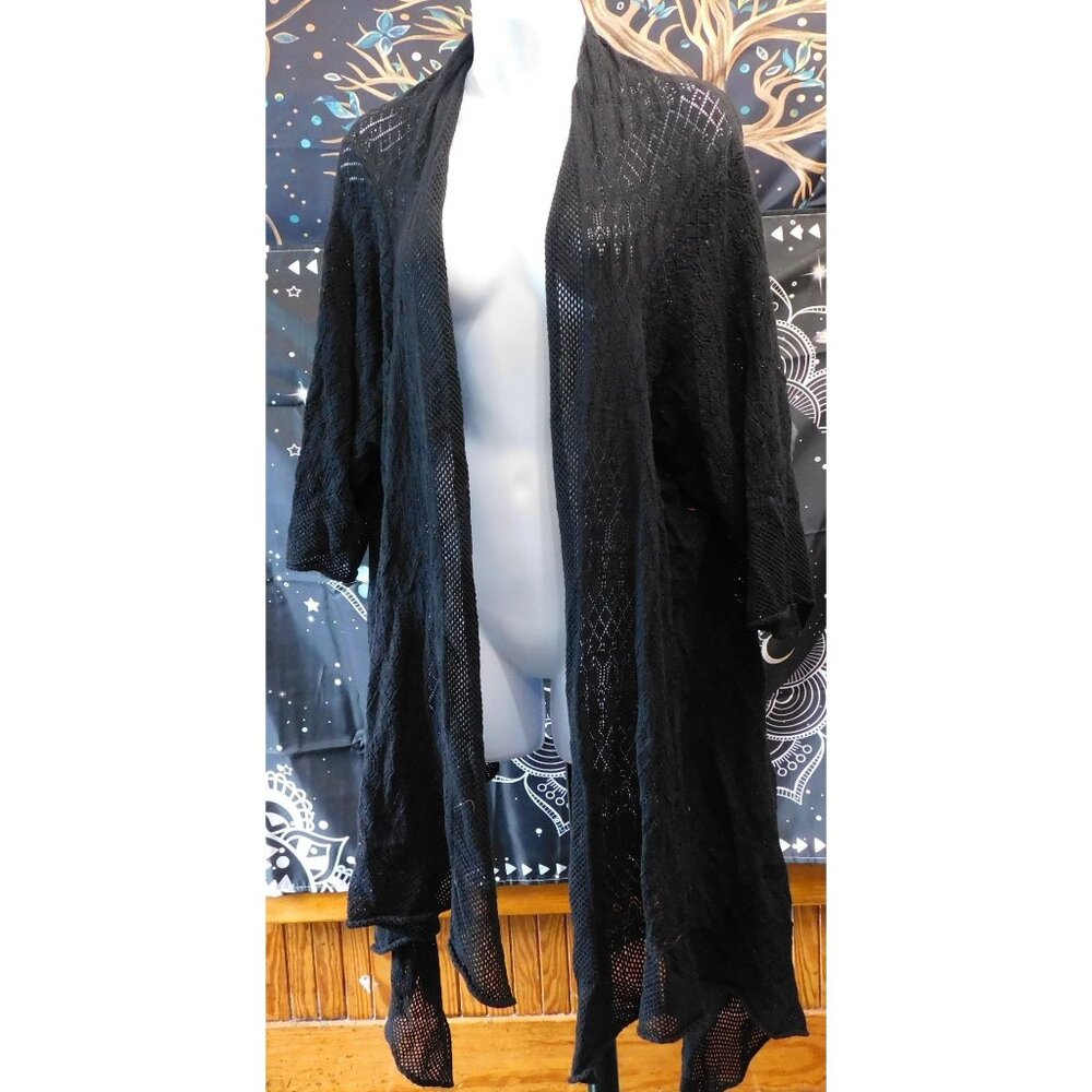 Contemporary Edge Gothic Flyaway Cardigan